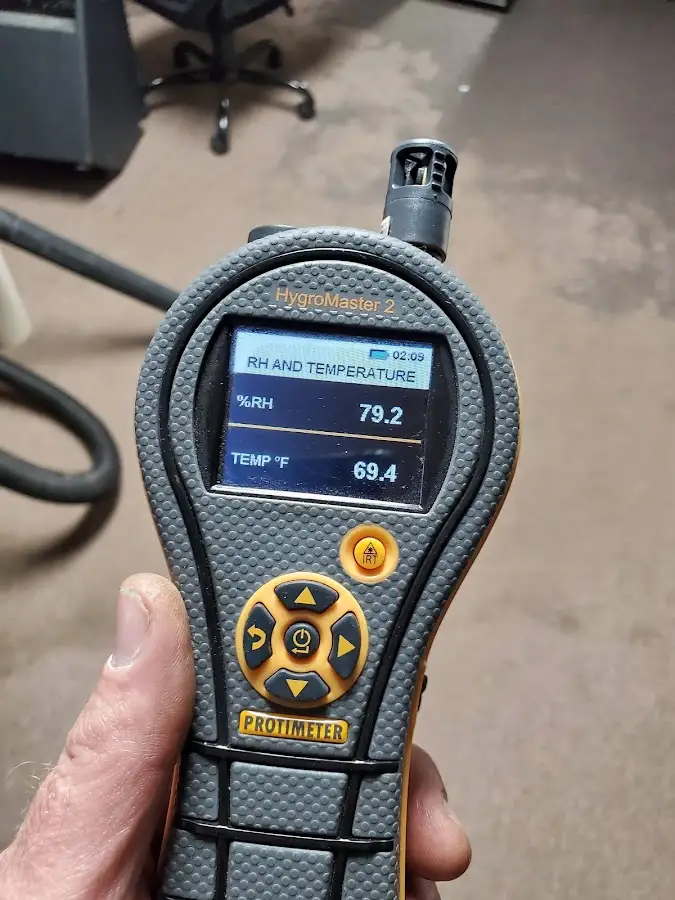 Moisture meter humidity assessment for Fire & Smoke Damage Restoration in Fish Hawk